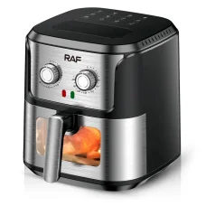 Повітряна фритюрниця на 6.8 л з оглядовим вікном 1600 Вт Air Fryer R.5329 Електрична фритюрниця