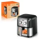 Повітряна фритюрниця на 6.8 л з оглядовим вікном 1600 Вт Air Fryer R.5329 Електрична фритюрниця