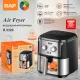 Повітряна фритюрниця на 6.8 л з оглядовим вікном 1600 Вт Air Fryer R.5329 Електрична фритюрниця