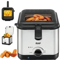 Електрична фритюрниця на 2.5 л для смаження без олії 1000 Вт Deep Fryer RAF R.5300