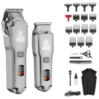 Набір для стрижки з акумуляторною машинкою та триммером 2-Trimmer VGR V-675