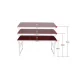 Посилений туристичний складаний стіл для пікніка та 4 стільці Folding Table Стіл зі стільцями для дачі