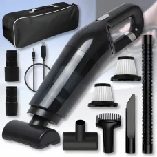 Акумуляторний автомобільний пилосос з насадками та USB-зарядкою Vacuum cleaner set