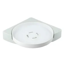 Кутова пластикова обертова полиця для ванної кімнати Multi Functional Rotational Tray Органайзер у ванну