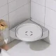 Кутова пластикова обертова полиця для ванної кімнати Multi Functional Rotational Tray Органайзер у ванну