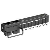 Настінна багатофункціональна полиця для кухонних предметів Tool rest 40 см Підвісний органайзер