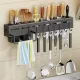 Настінна багатофункціональна полиця для кухонних предметів Tool rest 40 см Підвісний органайзер
