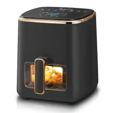 Аерофрітюрниця для смаження без масла на 7.5 л і потужністю 3500Вт Air Fryer BITEK BT-5335 Чорний
