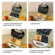 Притискна сендвічниця на 4 порції з антипригарним покриттям The waffle maker AND XL-877 750 Вт
