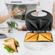 Притискна сендвічниця на 4 порції з антипригарним покриттям The waffle maker AND XL-877 750 Вт