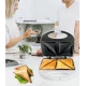 Притискна сендвічниця на 4 порції з антипригарним покриттям The waffle maker AND XL-877 750 Вт