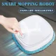 Пилосос-робот квадратний акумуляторний BRUSH MOPPER Робот-пилосос з вологим та сухим прибиранням Білий
