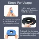 Пилосос-робот квадратний акумуляторний BRUSH MOPPER Робот-пилосос з вологим та сухим прибиранням Білий
