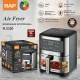 Аерофрітюрниця для смаження без масла на 8 л і потужністю 1300 Вт Air Fryer RAF R.5350 Аерофритюрниця для дому