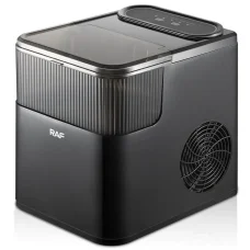 Компактный ледогенератор для дома Ice Maker RAF R.3331 165 Вт Аппарат для производства льда Черный