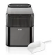 Компактный ледогенератор для дома Ice Maker RAF R.3331 165 Вт Аппарат для производства льда Черный