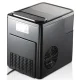 Компактный ледогенератор для дома Ice Maker RAF R.3331 165 Вт Аппарат для производства льда Черный