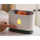 Зволожувач повітря з підсвічуванням Aroma Diffuser A10 Арома дифузор для ефірних олій з ефектом полум'я