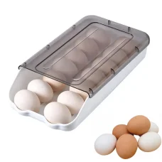 Лоток органайзер для зберігання яєць EGG TRAY LY-382 Контейнер з кришкою на 14 яєць