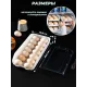 Лоток органайзер для зберігання яєць EGG TRAY LY-382 Контейнер з кришкою на 14 яєць