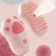 Електрична парова щітка масажер 3 в 1 для вичісування собак та котів Petspa Рожева З USB зарядкою