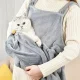 Підвісна нагрудна сумка для перенесення котів та собак Mop Cat Apyon Фартух-перенесення для тварин Сірий