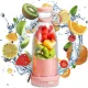 Пляшка-блендер на акумуляторі для коктейлів та смузі Mini Juicer Рожевий 420 мл