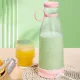 Пляшка-блендер на акумуляторі для коктейлів та смузі Mini Juicer Рожевий 420 мл