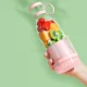 Пляшка-блендер на акумуляторі для коктейлів та смузі Mini Juicer Рожевий 420 мл