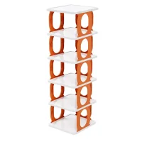 Полкова полиця-стелаж для взуття Shoe Rack LY-581 Органайзер для взуття 6-рівневий