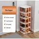 Полкова полиця-стелаж для взуття Shoe Rack LY-581 Органайзер для взуття 6-рівневий