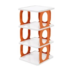 Полкова полиця-стелаж для взуття Shoe Rack LY-580 Органайзер для взуття 4-рівневий