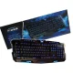 Ігрова провідна комп'ютерна клавіатура з RGB підсвічуванням Keyboard Led M200 Чорна 114 клавіш