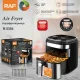 Аерофрітюрниця для смаження без масла на 7 л і потужністю 1500 Вт Air Fryer RAF R.5354 Аерофритюрниця для дому