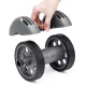 Фітнес тренажер із двома колесами Power Stretch Roller 907-44 Ефективний тренажер для зміцнення м'язів