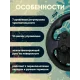 Гоночний ігровий кермо з педалями та ручником для дріфту для ПК AP7 Гоночне колесо з віброзворотним зв'язком