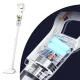 Ручний вертикальний пилосос без мішка на 120 Вт Vacuum Cleaner SK968 Вакуумний бездротовий пилосос