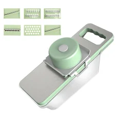 Багатофункціональна овочерізка із змінними насадками Vegetable cutter 223-5 Терка для овочів із контейнером