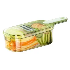 Багатофункціональна овочерізка зі змінними насадками Slicer 223-2 Терка для овочів із контейнером
