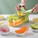 Багатофункціональна овочерізка зі змінними насадками Slicer 223-2 Терка для овочів із контейнером