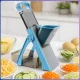 Багатофункціональна овочерізка з регульованою товщиною нарізки Vegetable cutter 223-6 Овочерізка з контейнером