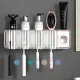 Диспенсер для зубного приладдя з 4 склянками Toothbrush holder 223-55 Органайзер для ванни