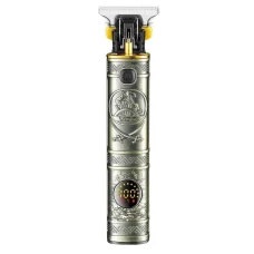 Акумуляторна машинка для стрижки волосся з дисплеєм VGR V-097 Тример для стрижки бороди та вусів