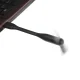 Настільний міні вентилятор з гнучким корпусом від USB довжиною 11 см Чорний Вентилятор для ноутбука та повербанка