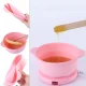 Апарат для нагрівання воску з силіконовою чашею Silicon Wax Warmer CL 2208 Воскоплав Рожевий