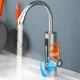 Електричний проточний кран-водонагрівач Water Heater Кран бойлер з дисплеєм та нижнім підключенням