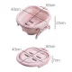 Пластикова гідромасажна складана ванна для ніг Footbath Massager 00082 Масажна ванна для ніг