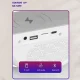 Настільний смарт світильник-нічник G-Smart RGB G-500 Лампа-нічник з Bluetooth-колонкою та бездротовою зарядкою