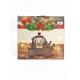 Новорічний музичний нічник-світильник XMAS 3568A-B Музична карета з Санта-Клаусом