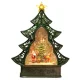 Новорічний музичний нічник-світильник XMAS 21019 Музична ялинка з Санта-Клаусом